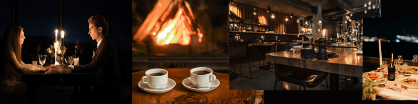 banner image for blog titled :Cozy Restaurants in DC to Dine by a Fire