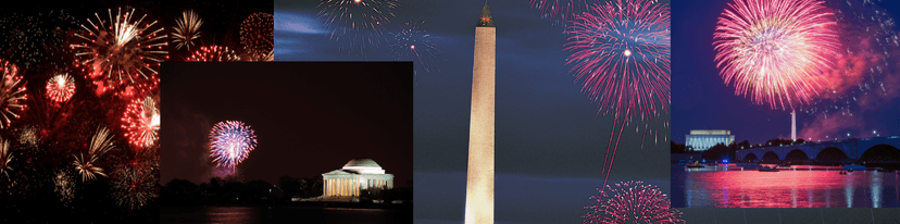 banner image for blog titled :Celebrating 250 Big: The Ultimate Guide to July 4th Celebrations in DC, Bethesda & NYC — Travel Easy with Tripper Bus